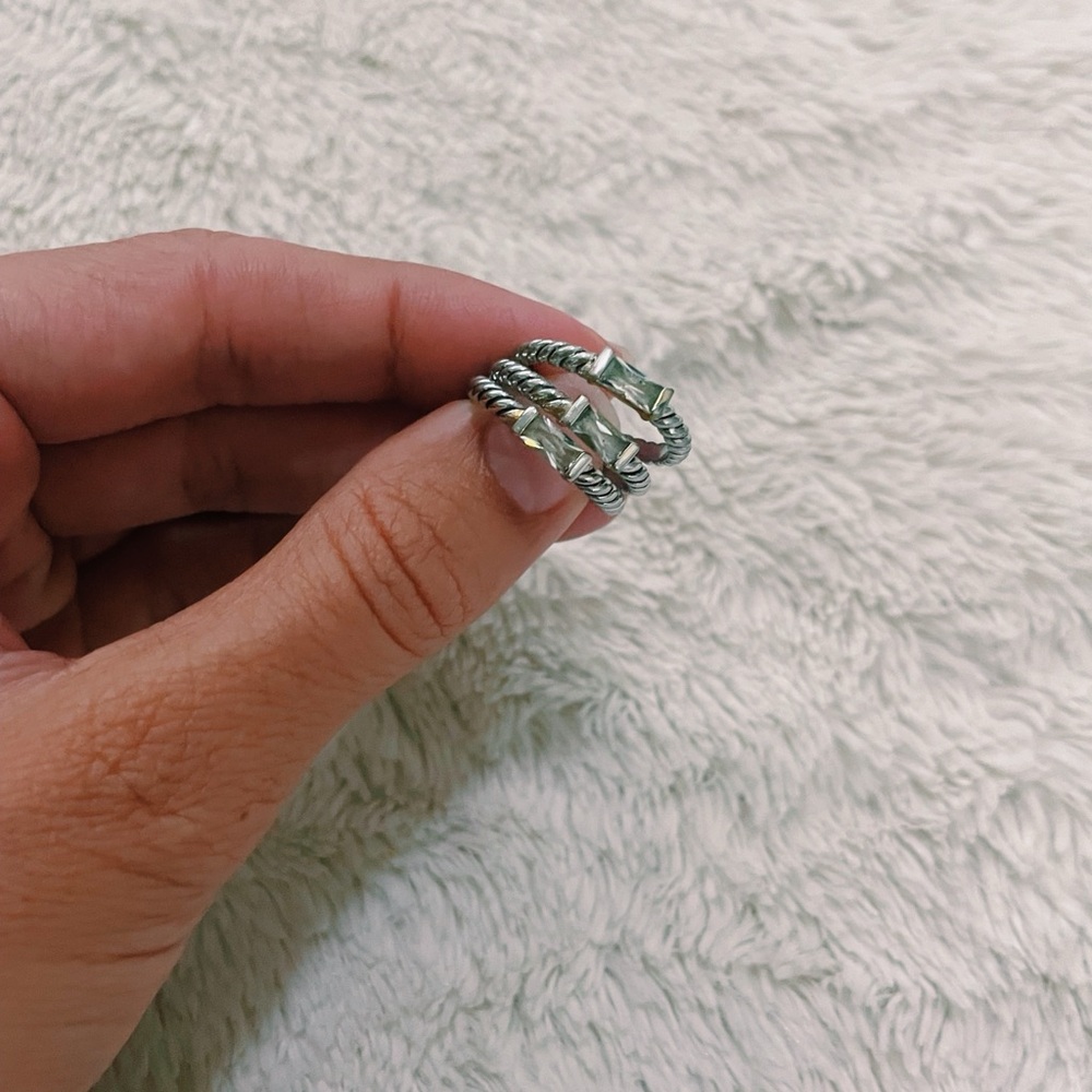 Silver Twisted Rope Ring